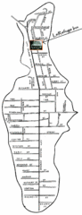 City Island Street Map
