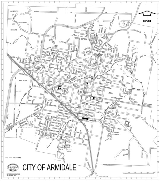 City Of Armidale Map
