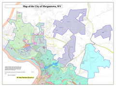 City of Morgantown, West Virginia Zoning Map