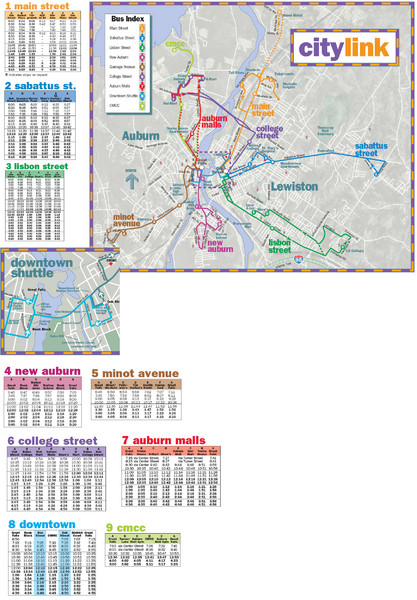 Citylink Route Map