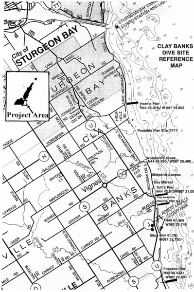 Clay Banks, Wisconsin Survey Project Map