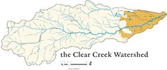 Clear Creek Watershed Map