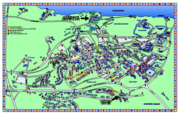 Clemson University Map