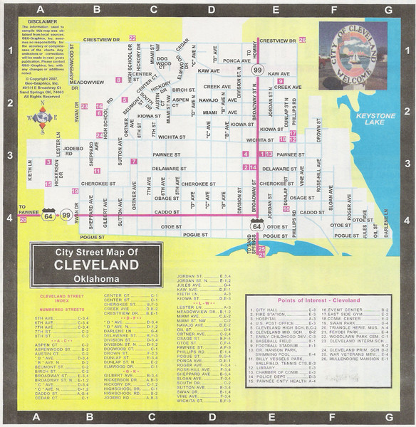 Cleveland Street Map