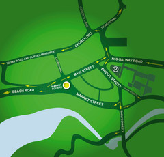 Clifden Overview Map