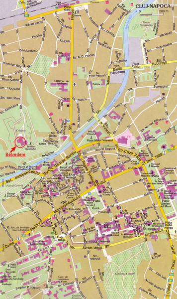 Cluj City Map