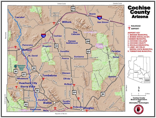 Cochise County Map