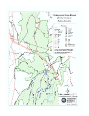 Cockaponset State Forest North Section trail map