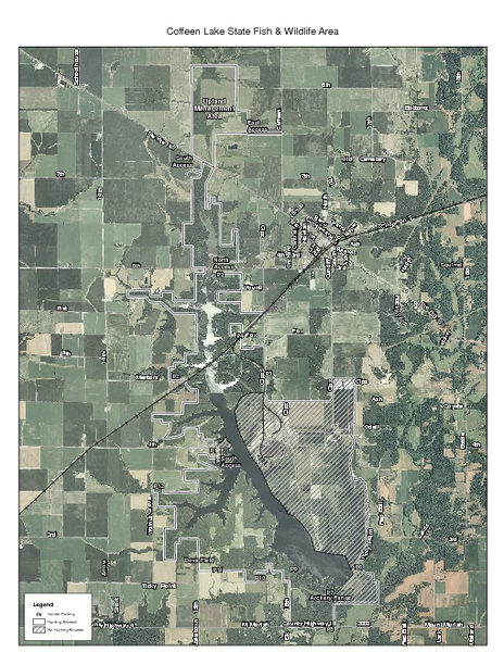 Coffeen Lake, Illinois Site Map