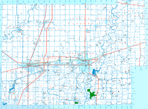 Coles County Map