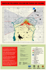 Colima Volcano Hazard Map Colima Volcano Hazard Map