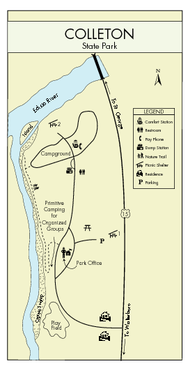 Colleton State Park Map