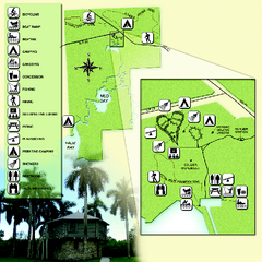 Collier-Seminole State Park Map