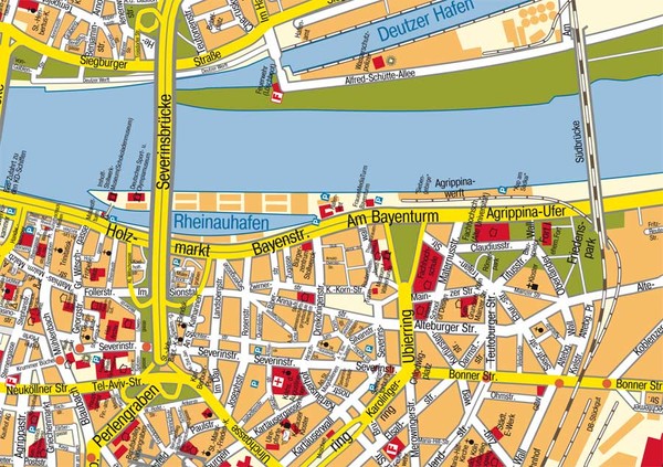 Cologne Center Map