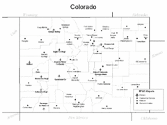 Colorado Airport Map