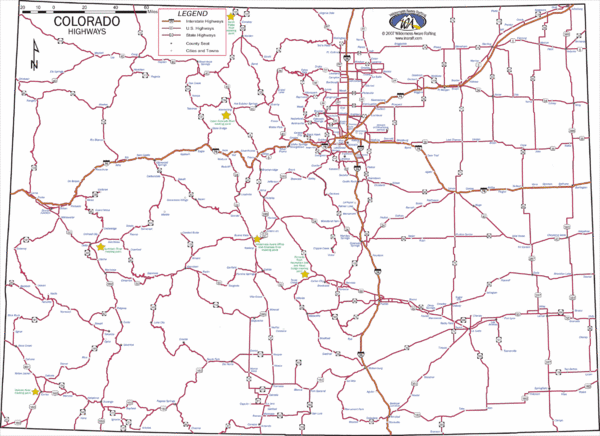 Colorado Highways Map