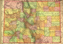 Colorado State map 1895