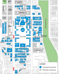 Columbia University Map