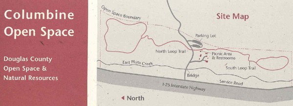 Columbine Open Space Map