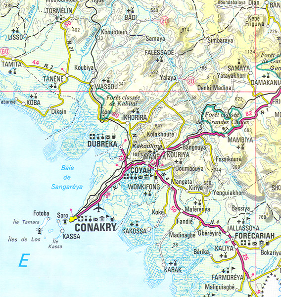 Conakry Map Conakry Guinea • mappery