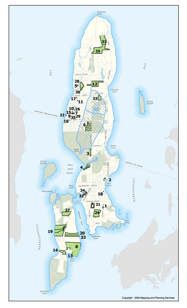 Conanicut Island Land Trust Map