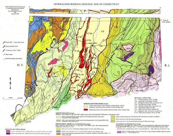 Connecticut Geologic Map