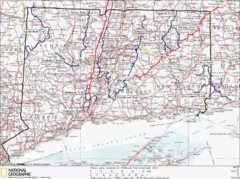 Connecticut Long Distance Trails Map Connecticut Long Distance Trails Map