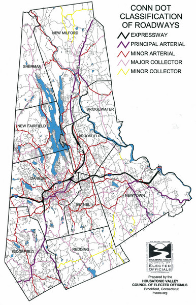 Connecticut Roadway Classification Map