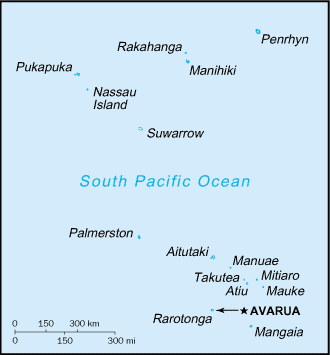 Cook Islands Tourist map