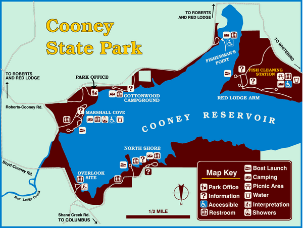 Cooney State Park Map
