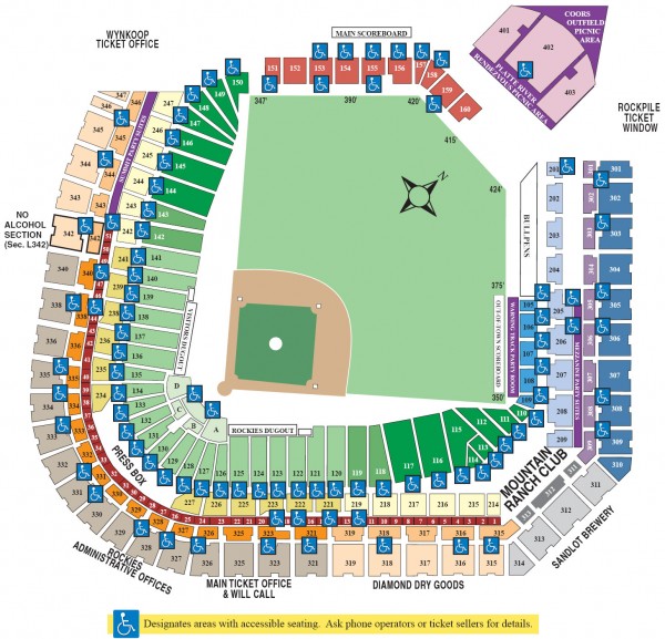 Folsom Field Map Seating Chart