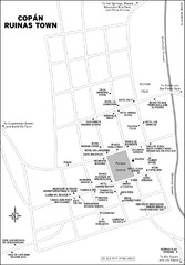 Copan Ruinas town Map