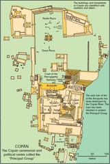 Copan Ruins Map