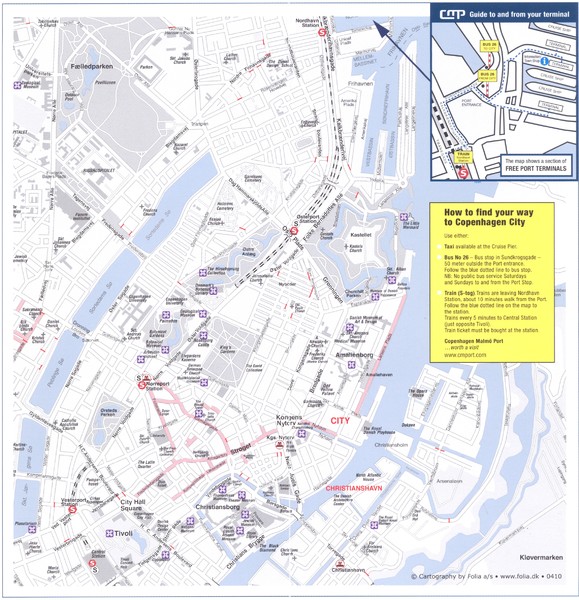 Copenhagen Free Port Cruise Terminal Map