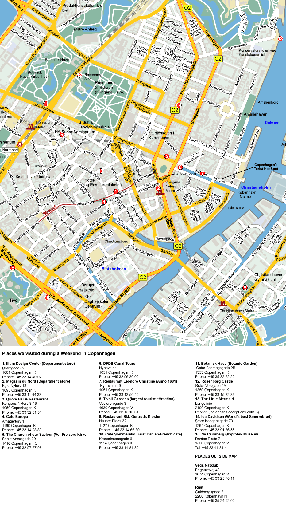Map of Copenhagen, Copenhagen Maps - Mapsof.net
