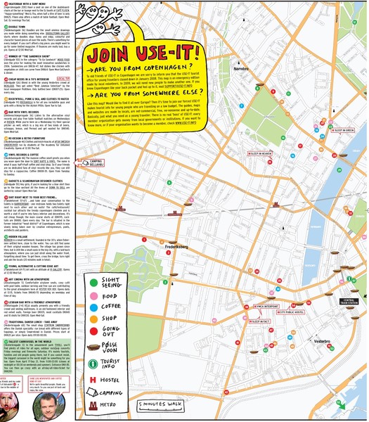 Copenhagen Use-It 2 Map