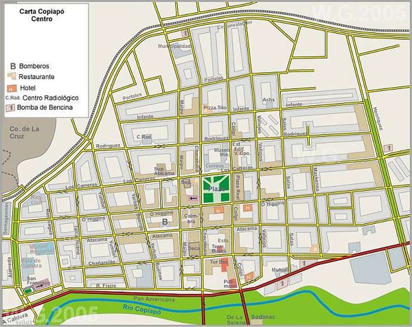 Copiapo Map
