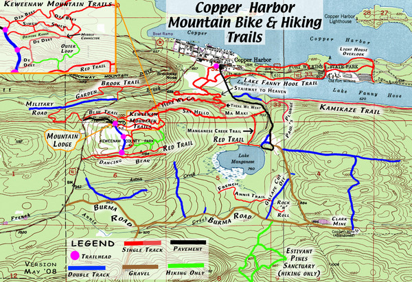 Copper Harbor Trail Map