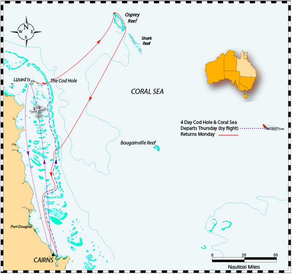 Coral Sea Map