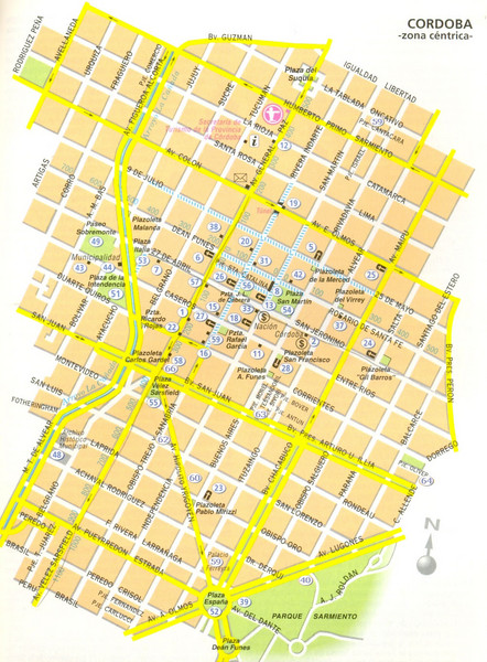 Cordoba City Map