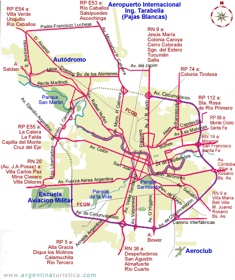 Cordoba City Map