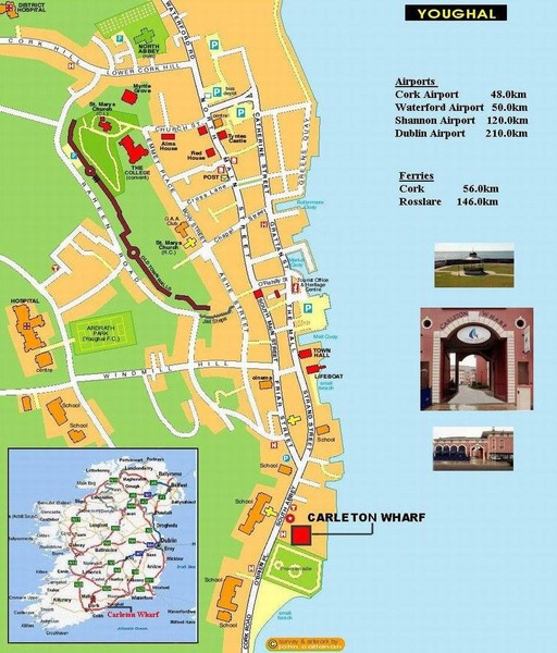 Cork Ireland Tourist Map - Cork Ireland • mappery
