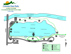Corn Lake State Park Map