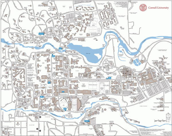Cornell Campus Map