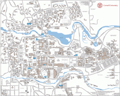 Cornell Campus Map Cornell Campus Map