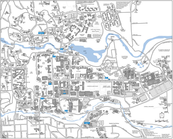 Cornell Campus Map Pdf Cornell University Map - Cornell University • Mappery