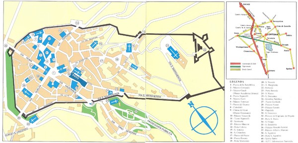 Cortona Map