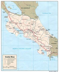 Costa Rica Tourist Map