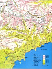 Cotes d'Azur - Alpes Maritimes Map