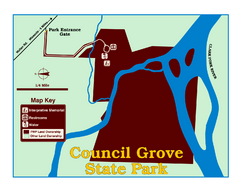 Council Grove State Park Map